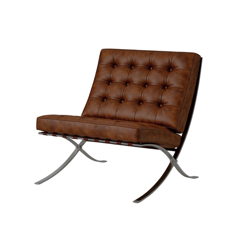 Barcelona Chair Vintage bruin