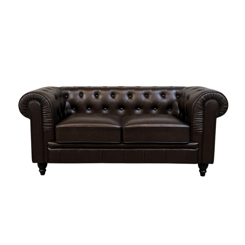 Chesterfield Bank twee zits bruin