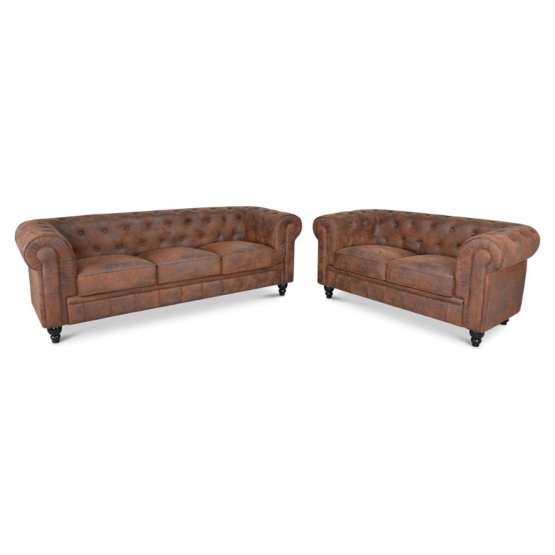 Chesterfield Banken vintage bruin kopen