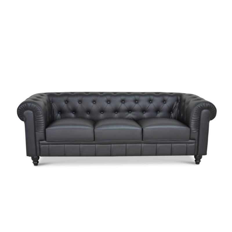 Chesterfield bank zwart kopen