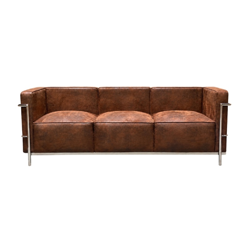 Corbusier bank Bruin