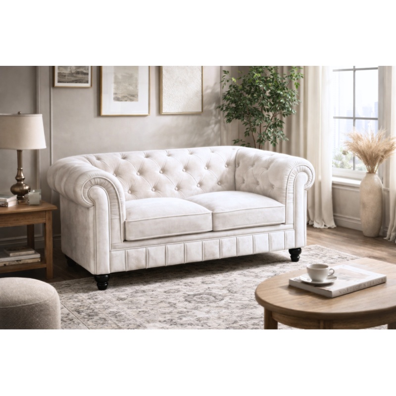 Chesterfield Bank Velvet wit