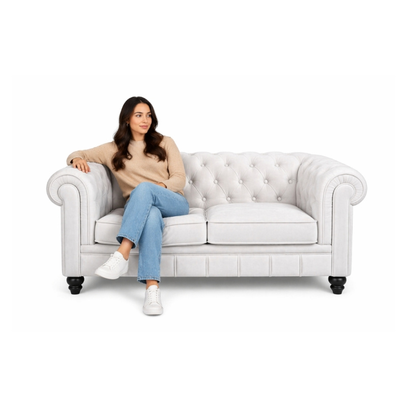 Chesterfield Bank Velvet wit