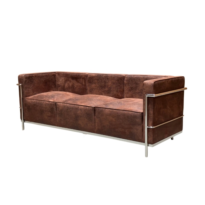 Corbusier-banken-bruin-vintage