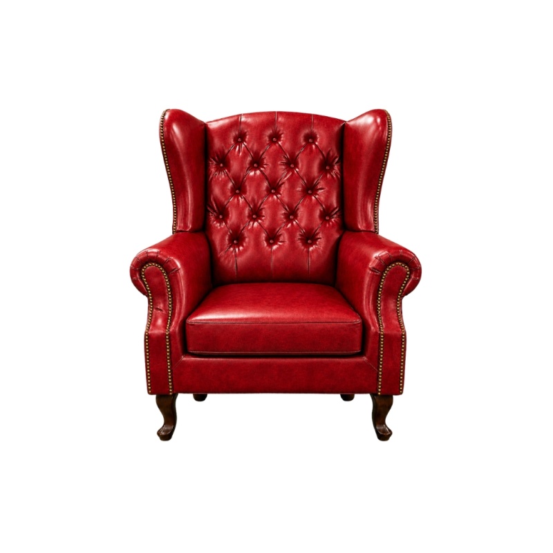 Chesterfield Fauteuil Rood
