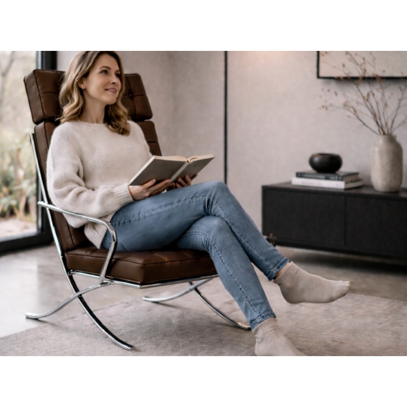 Barcelona Chair XL Bruin Mokka