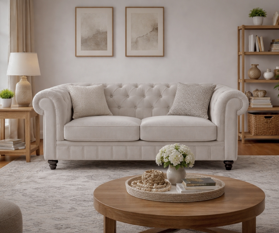 Chesterfield Bank Velvet wit