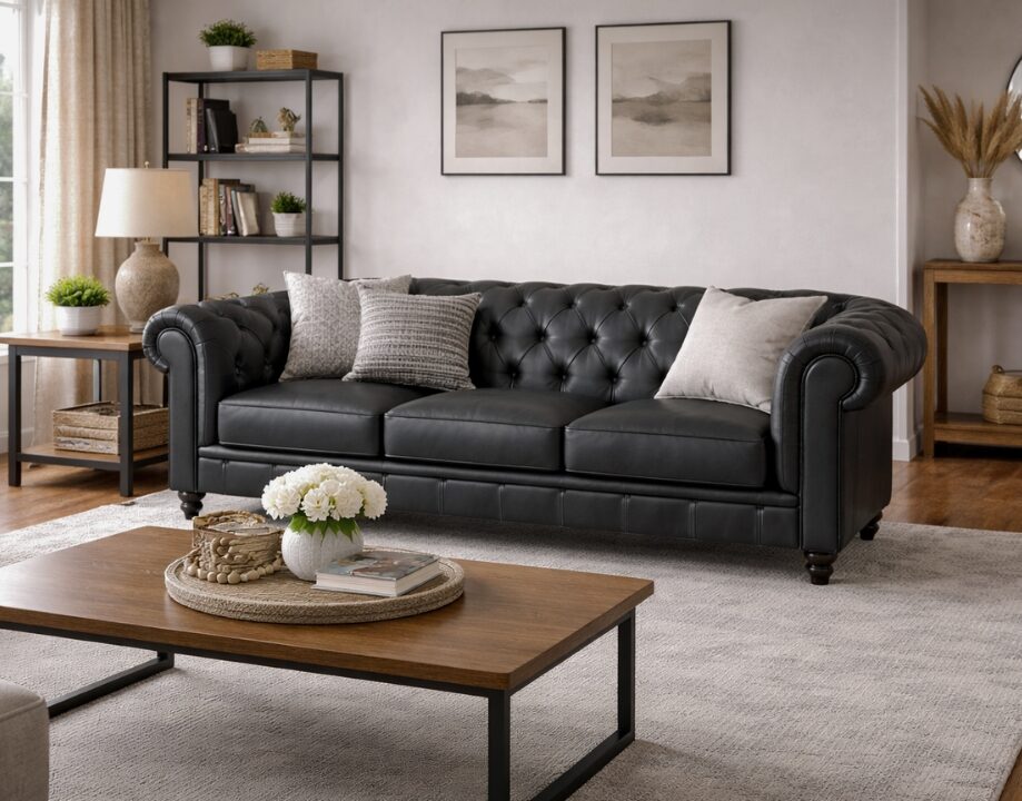 Chesterfield Bank zwart