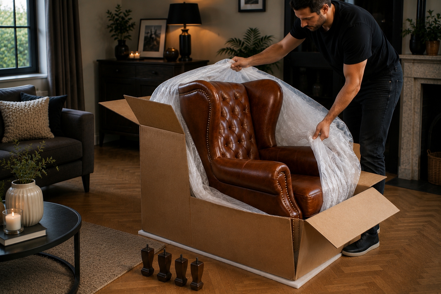 Chesterfield Fauteuils Levering Montage Stoelen wing chair oor fauteuil