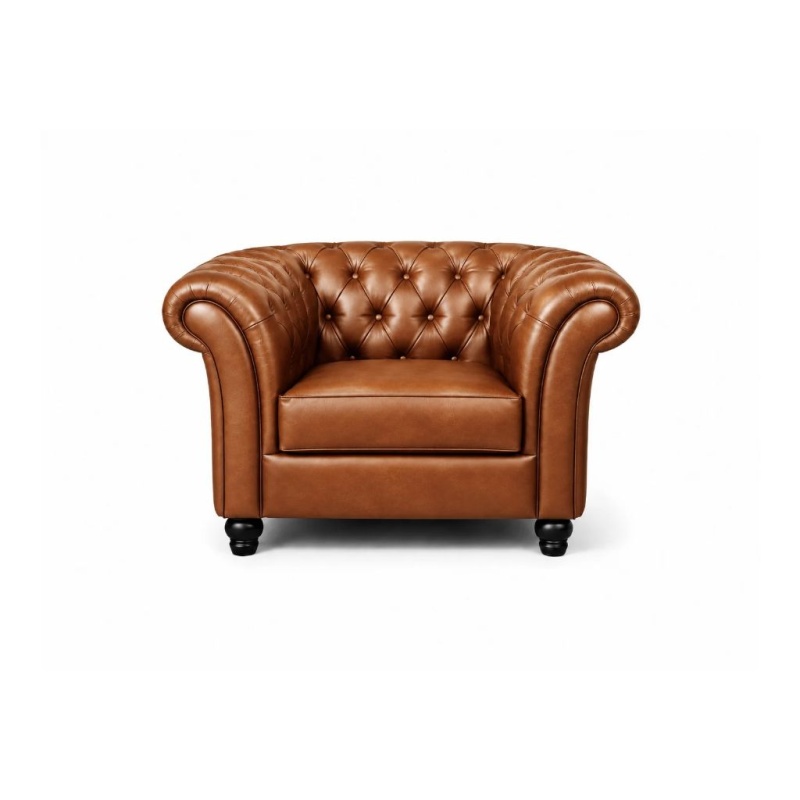 Chesterfield Bank Curve Bruin 1-zits