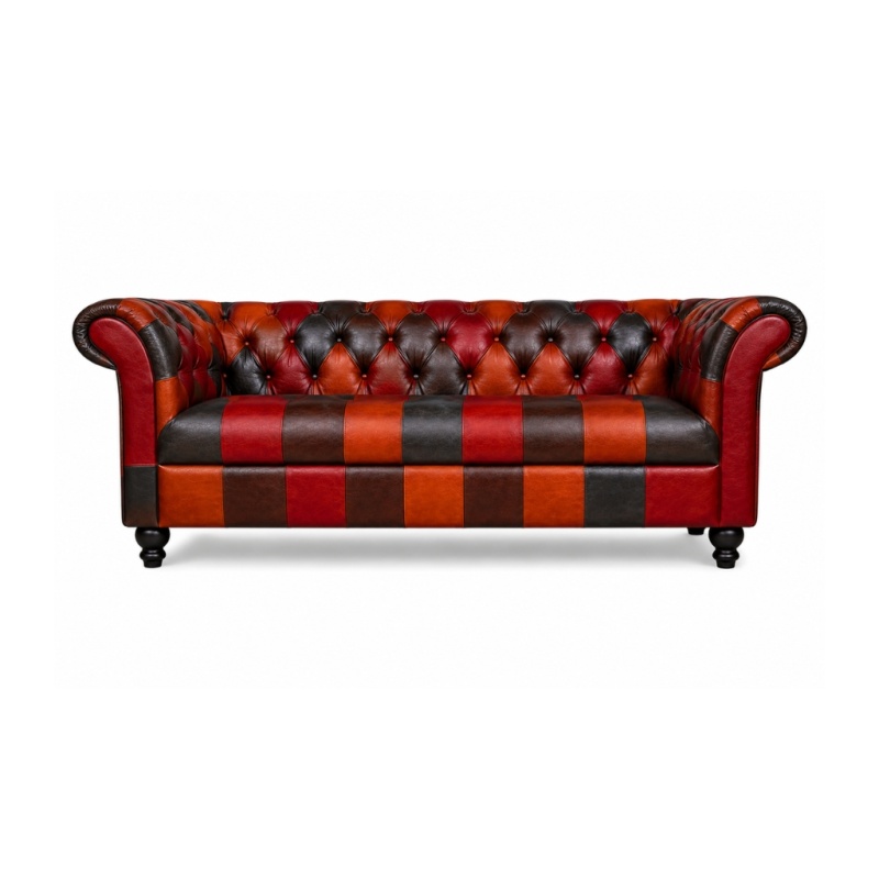 Chesterfield Bank Curve Patchwork 3-zits (1)
